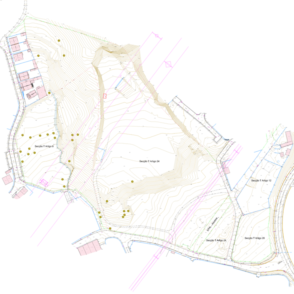 resultado final do levantamento topográfico com drone, realizado em Alverca, pela stgc
